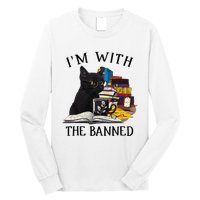 I'm with The Banned Read Banned Books Lover BookWorm Long Sleeve Shirt