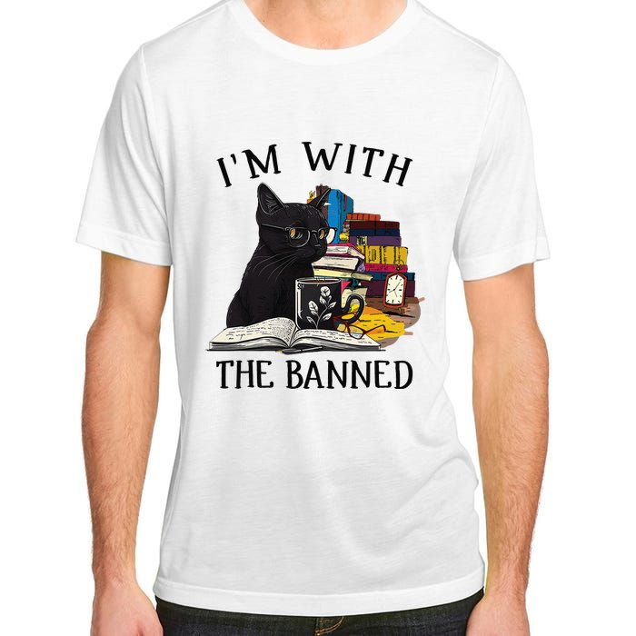 I'm with The Banned Read Banned Books Lover BookWorm Adult ChromaSoft Performance T-Shirt