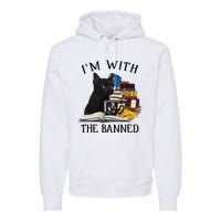 I'm with The Banned Read Banned Books Lover BookWorm Premium Hoodie