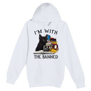 I'm with The Banned Read Banned Books Lover BookWorm Premium Pullover Hoodie