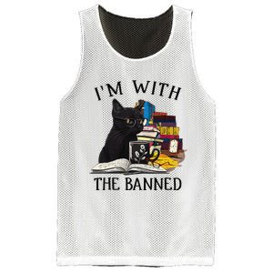 I'm with The Banned Read Banned Books Lover BookWorm Mesh Reversible Basketball Jersey Tank