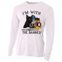 I'm with The Banned Read Banned Books Lover BookWorm Cooling Performance Long Sleeve Crew