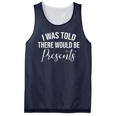 I Was Told There Would Be Presents Funny Christmas Mesh Reversible Basketball Jersey Tank