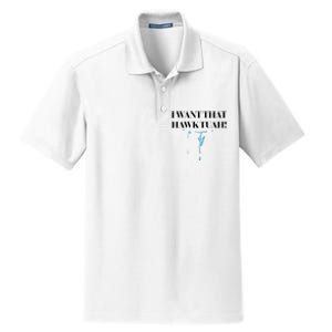 I Want That Hawk Tuah Dry Zone Grid Polo