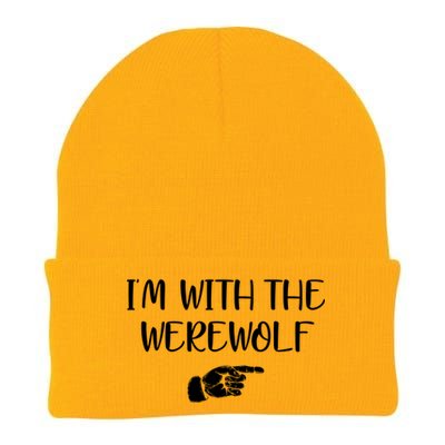 Im With The Werewolf Knit Cap Winter Beanie