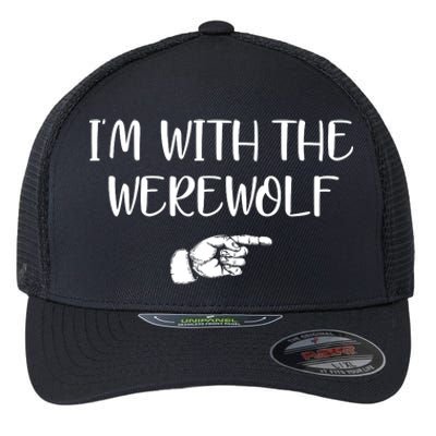 Im With The Werewolf Flexfit Unipanel Trucker Cap