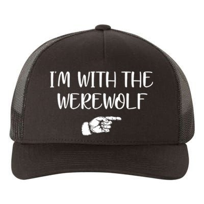 Im With The Werewolf Yupoong Adult 5-Panel Trucker Hat