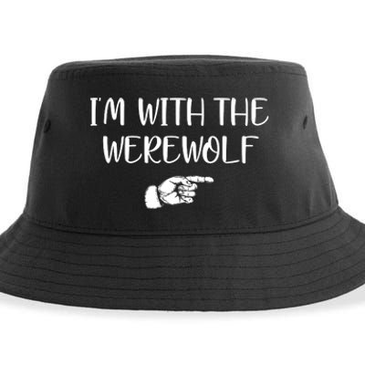 Im With The Werewolf Sustainable Bucket Hat