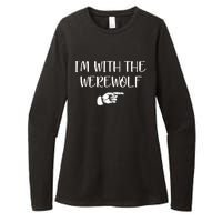 Im With The Werewolf Womens CVC Long Sleeve Shirt