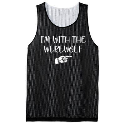 Im With The Werewolf Mesh Reversible Basketball Jersey Tank