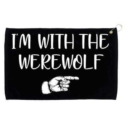 Im With The Werewolf Grommeted Golf Towel