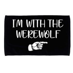 Im With The Werewolf Microfiber Hand Towel