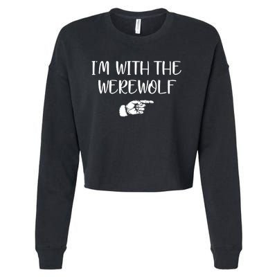 Im With The Werewolf Cropped Pullover Crew