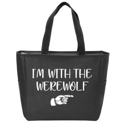 Im With The Werewolf Zip Tote Bag