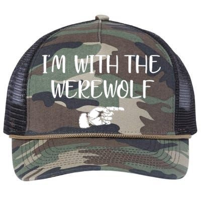 Im With The Werewolf Retro Rope Trucker Hat Cap