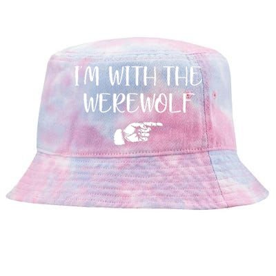 Im With The Werewolf Tie-Dyed Bucket Hat