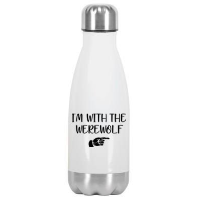 Im With The Werewolf Stainless Steel Insulated Water Bottle