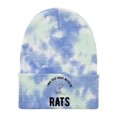 I Was Told There Would Be Rats Pet Tie Dye 12in Knit Beanie