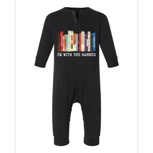 Im With The Banned Banned Books Reading Books Infant Fleece One Piece