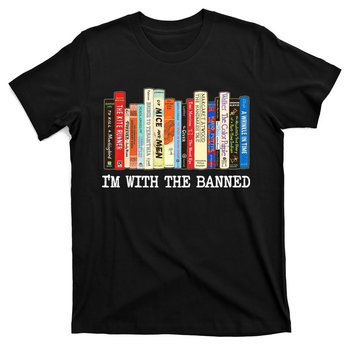 Im With The Banned Banned Books Reading Books T-Shirt