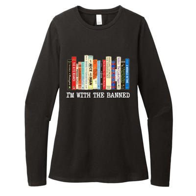 Im With The Banned Banned Books Reading Books Womens CVC Long Sleeve Shirt