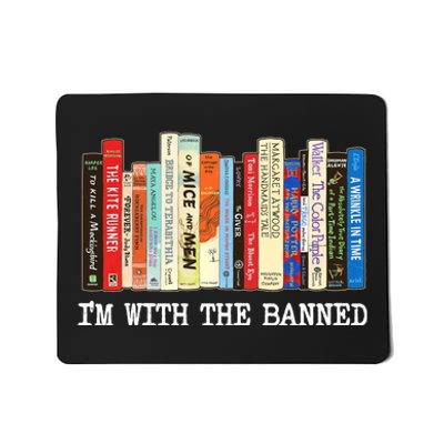 Im With The Banned Banned Books Reading Books Mousepad