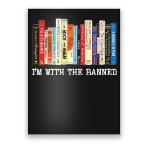 Im With The Banned Banned Books Reading Books Poster