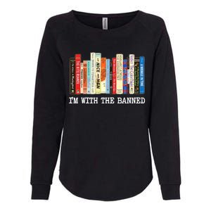 Im With The Banned Banned Books Reading Books Womens California Wash Sweatshirt