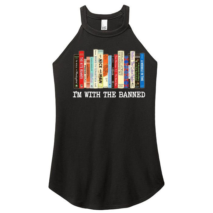 Im With The Banned Banned Books Reading Books Women’s Perfect Tri Rocker Tank