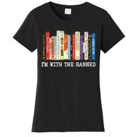 Im With The Banned Banned Books Reading Books Women's T-Shirt