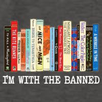 Im With The Banned Banned Books Reading Books Vector Backpack