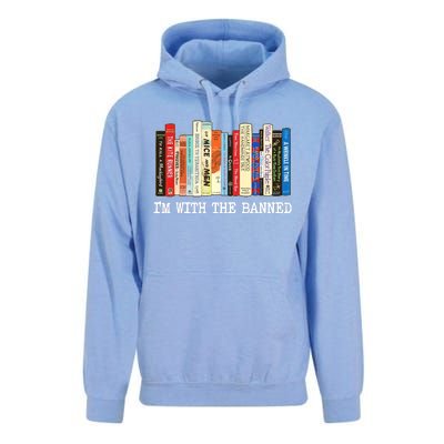 Im With The Banned Banned Books Reading Books Unisex Surf Hoodie