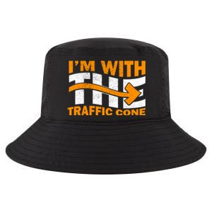 IM With The Traffic Cone Costume Funny Halloween Couple Cool Comfort Performance Bucket Hat