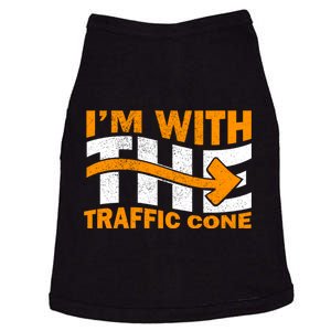 IM With The Traffic Cone Costume Funny Halloween Couple Doggie Tank