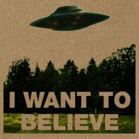 I Want To Believe The XFiles Cotton Canvas Backpack