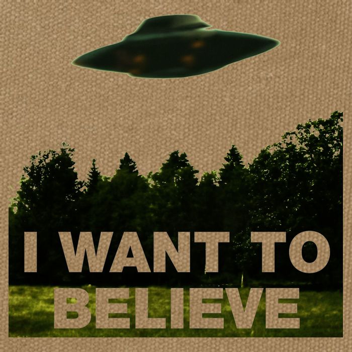 I Want To Believe The XFiles Cotton Canvas Backpack