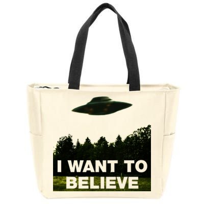 I Want To Believe The XFiles Zip Tote Bag