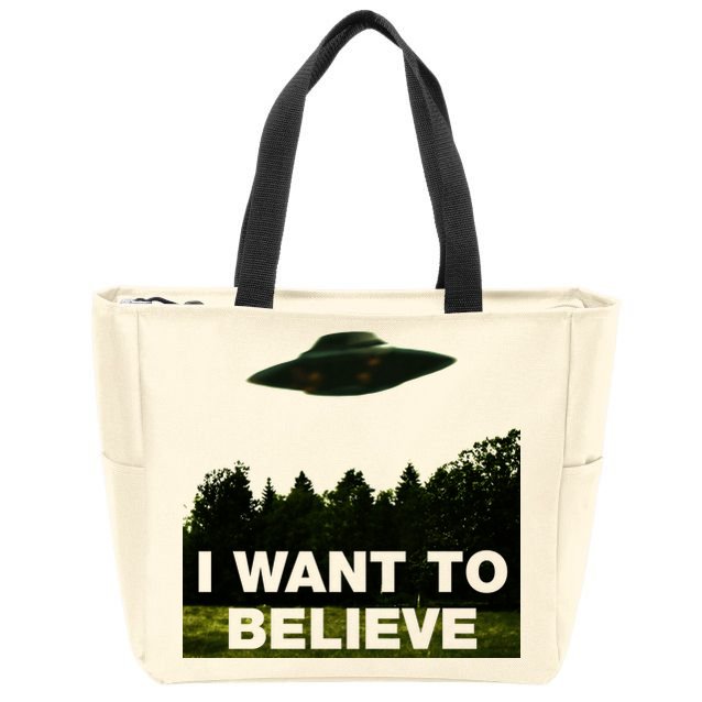I Want To Believe The XFiles Zip Tote Bag