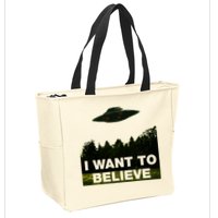 I Want To Believe The XFiles Zip Tote Bag