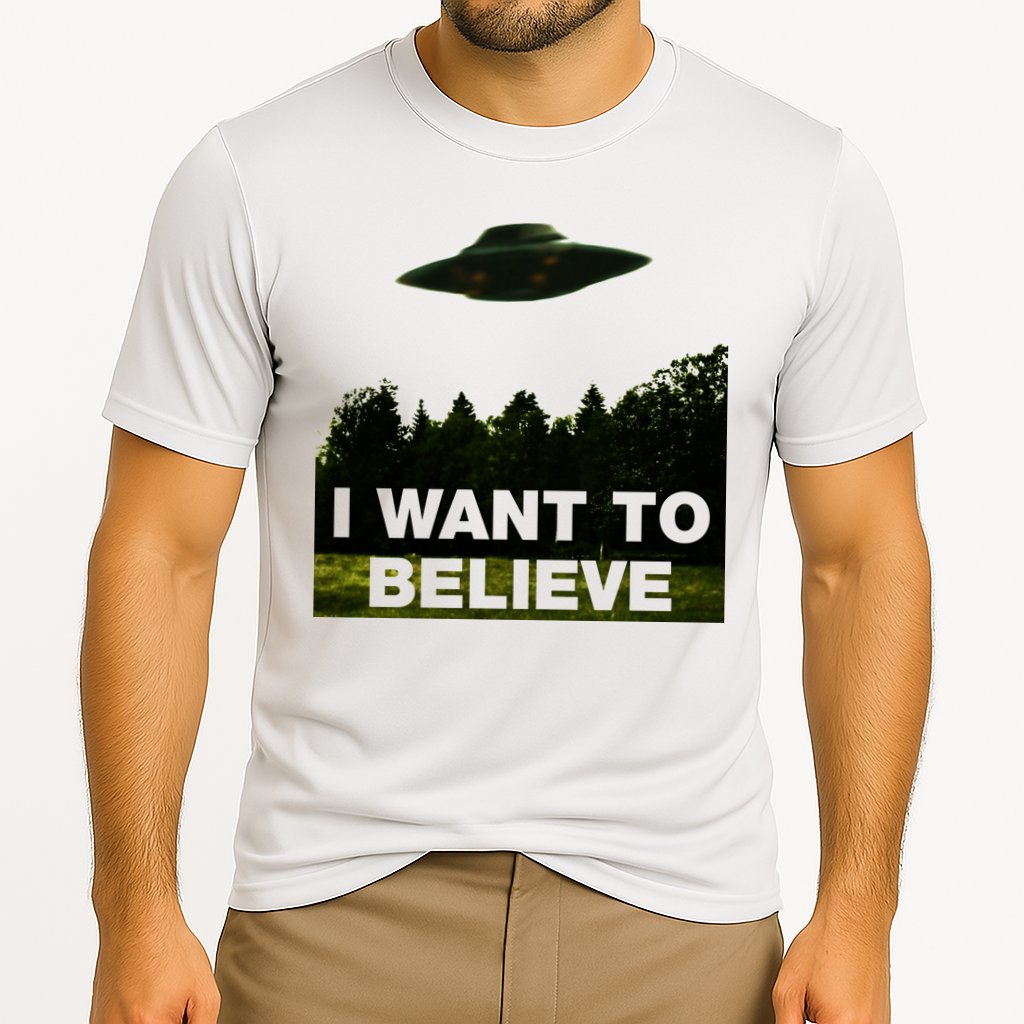 I Want To Believe The XFiles Cooling Performance Crew T-Shirt