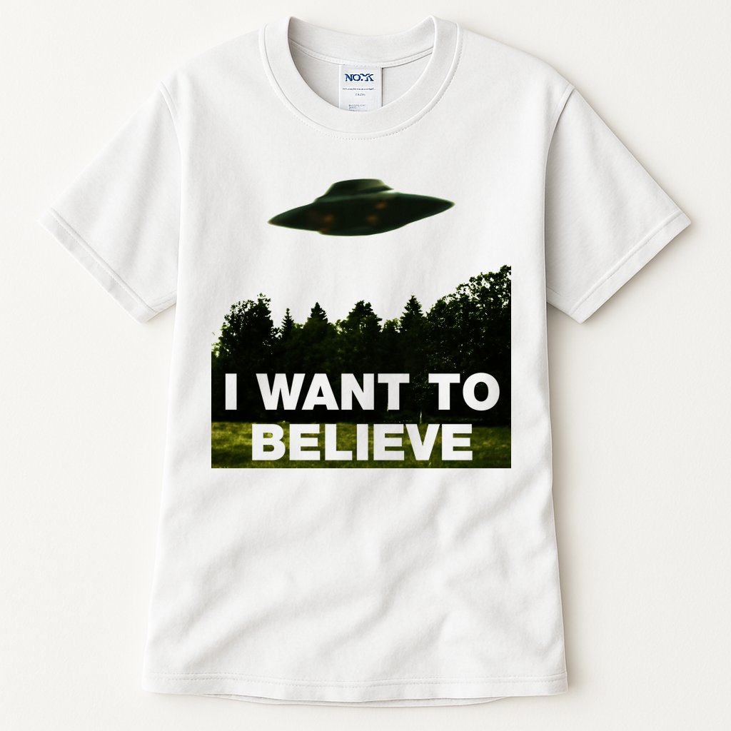 I Want To Believe The XFiles Tall T-Shirt