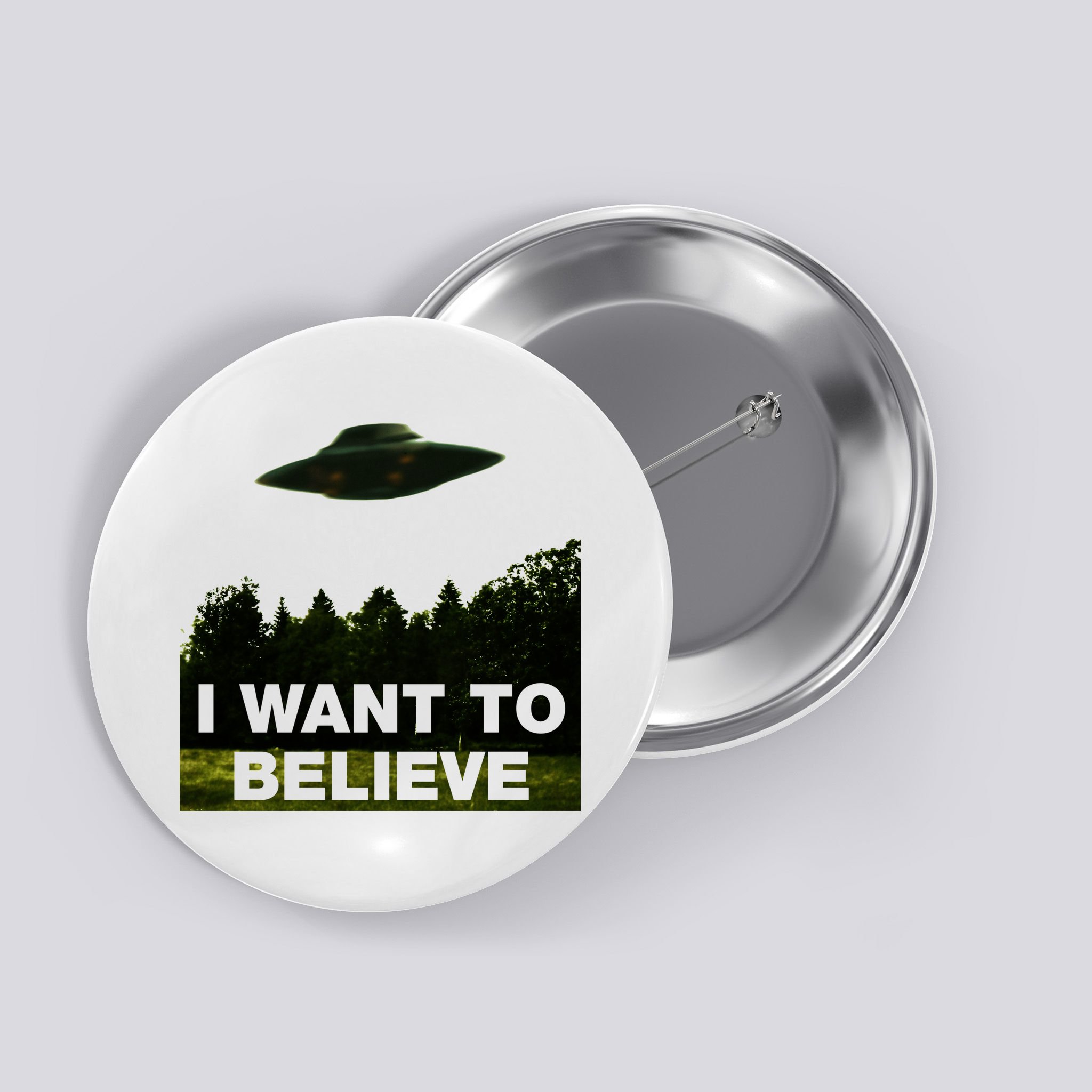 I Want To Believe The XFiles Button