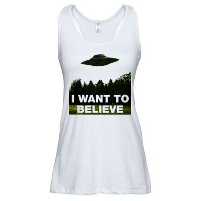 I Want To Believe The XFiles Ladies Essential Flowy Tank
