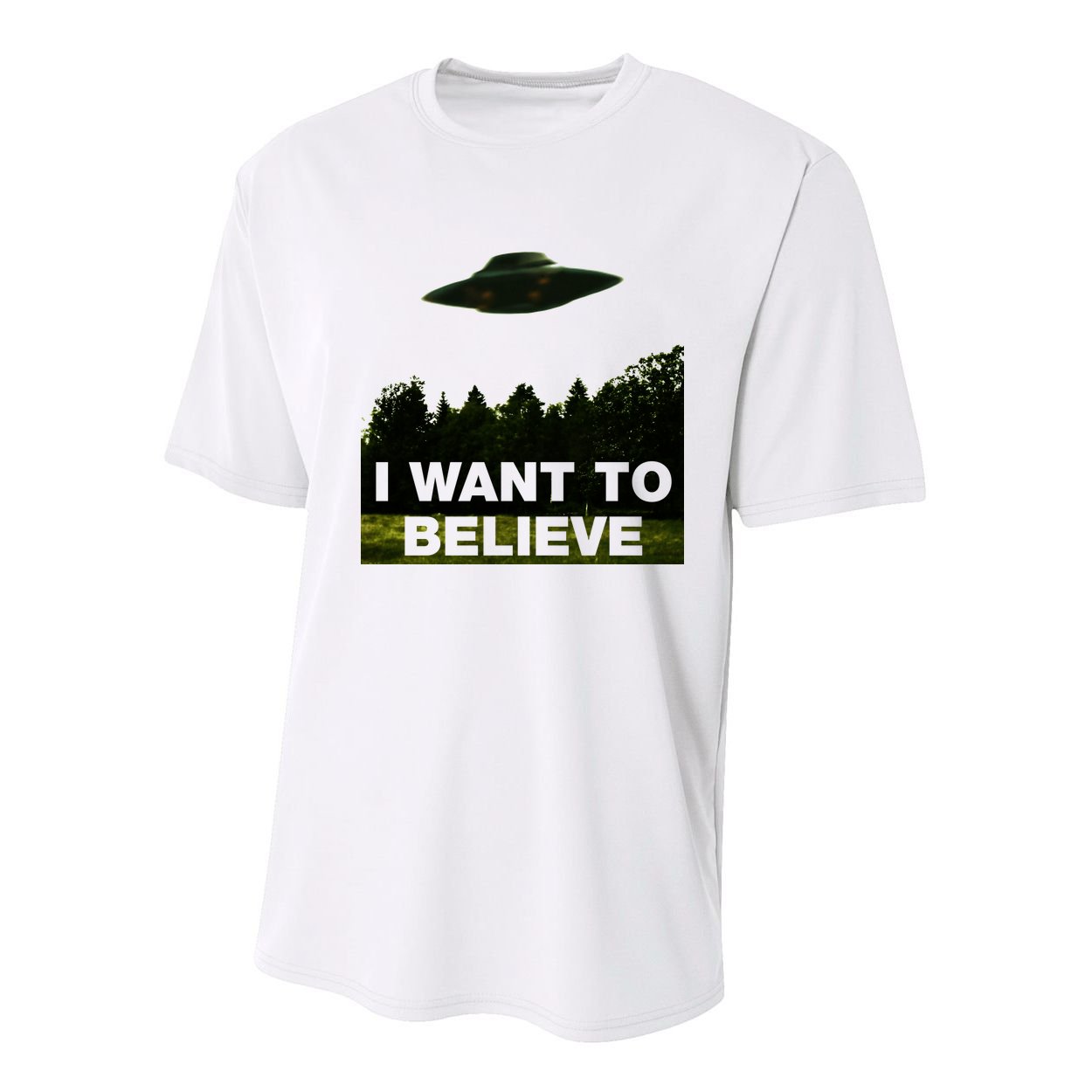 I Want To Believe The XFiles Youth Performance Sprint T-Shirt