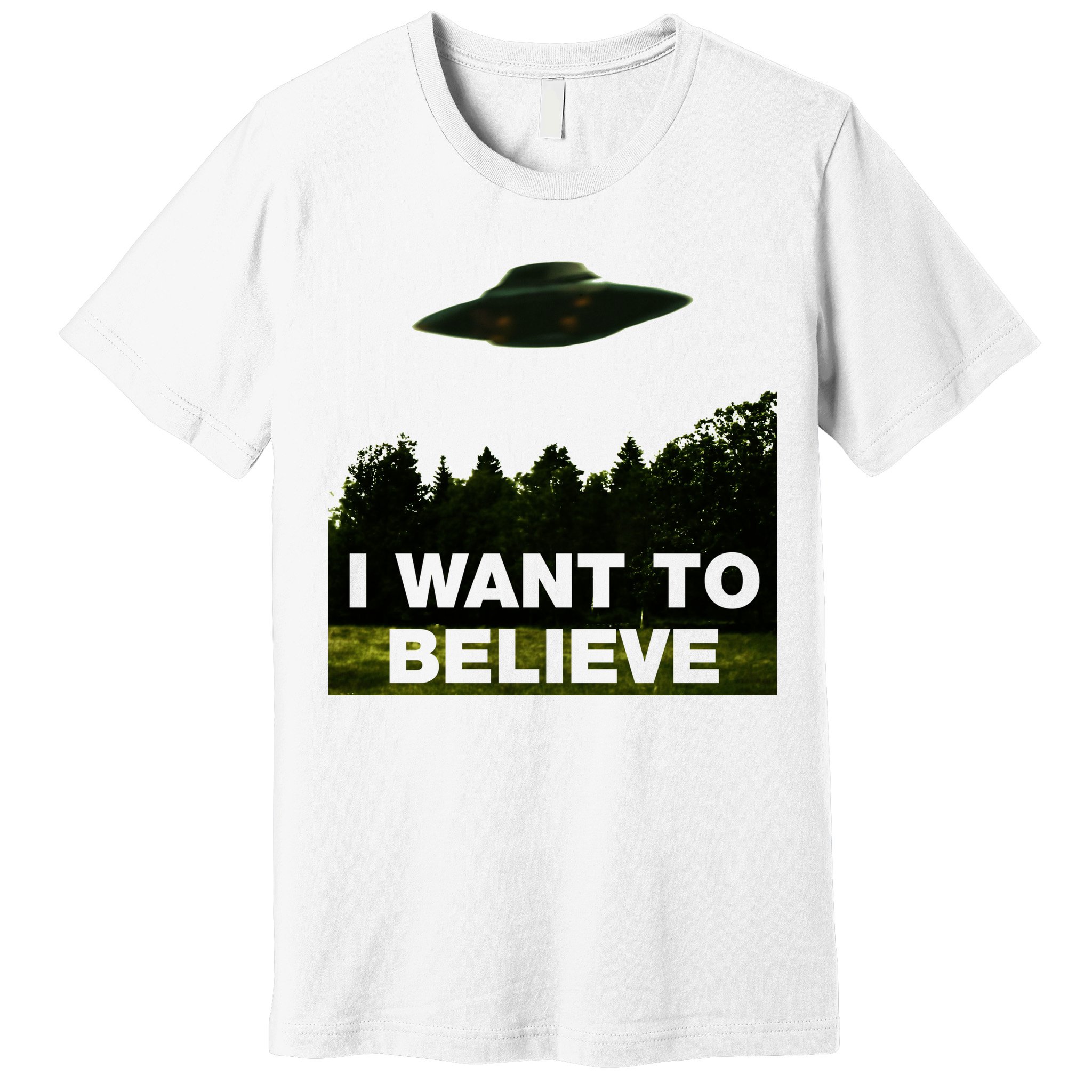 I Want To Believe The XFiles Premium T-Shirt