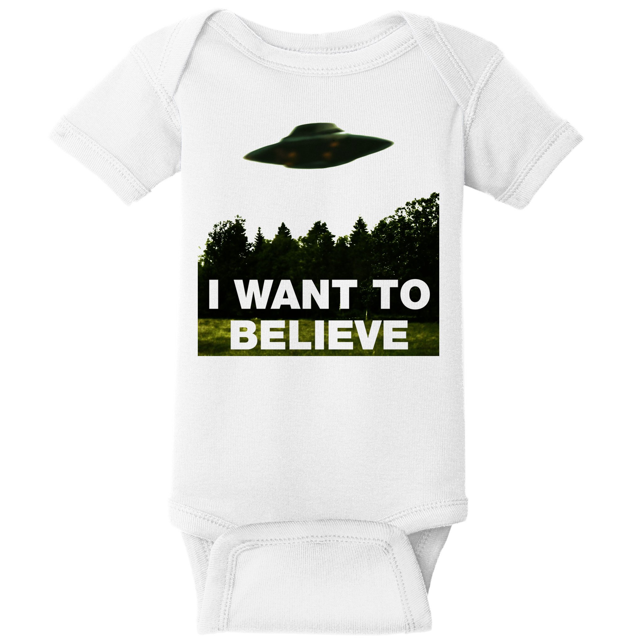 I Want To Believe The XFiles Baby Bodysuit