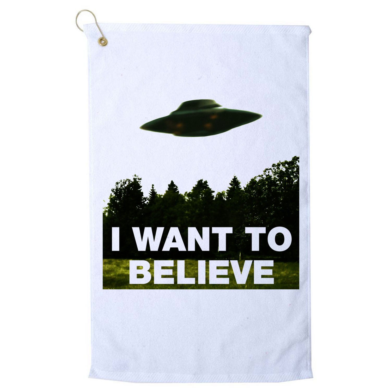 I Want To Believe The XFiles Golf Towel