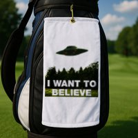 I Want To Believe The XFiles Golf Towel