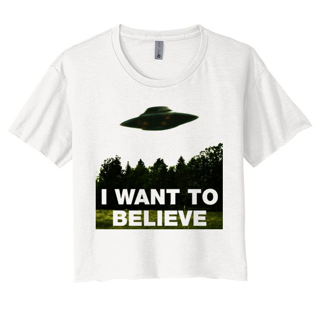 I Want To Believe The XFiles Crop Top