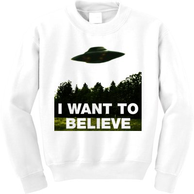 I Want To Believe The XFiles Kids Sweatshirt